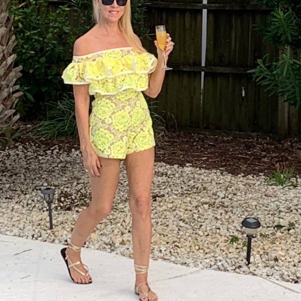 Alexis off the shoulder romper